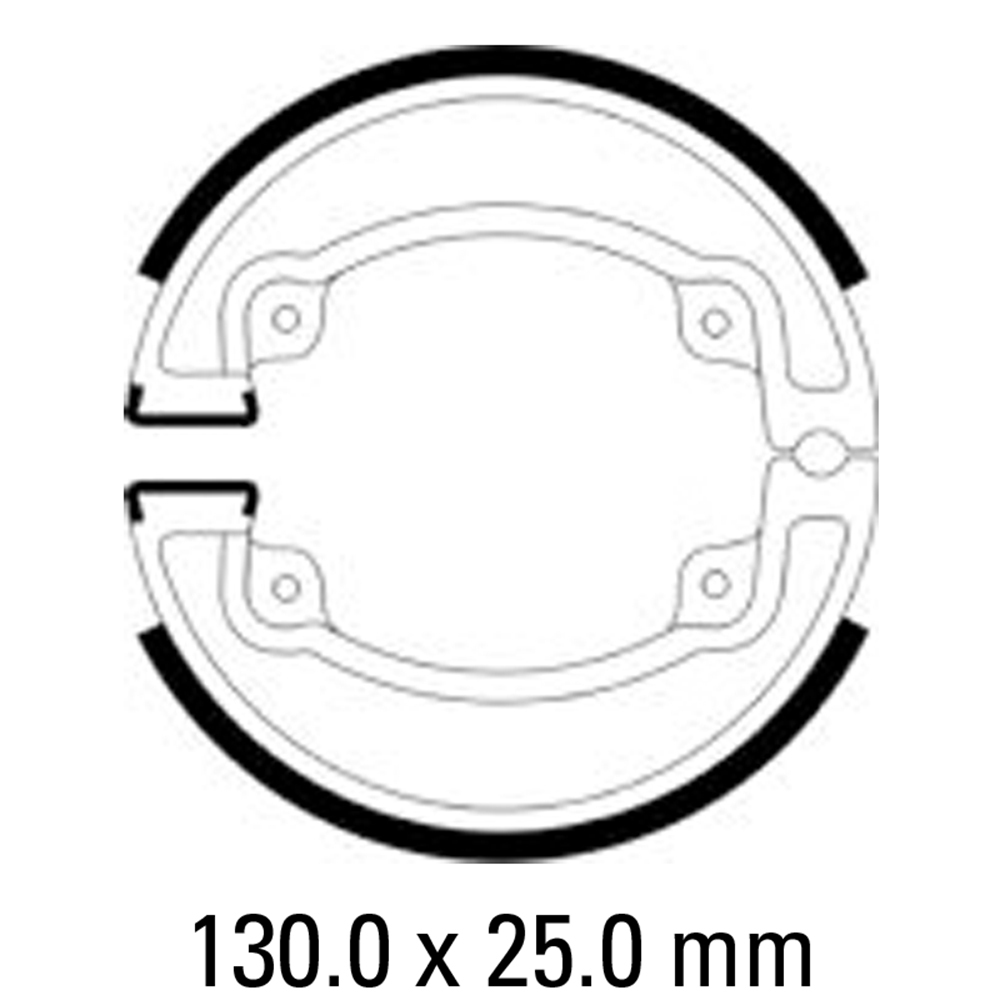 FERODO BRAKE SHOE SET - FSB962