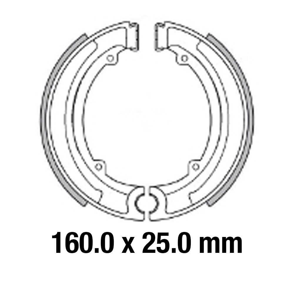 FERODO BRAKE SHOE SET - FSB978  [NEW1902]