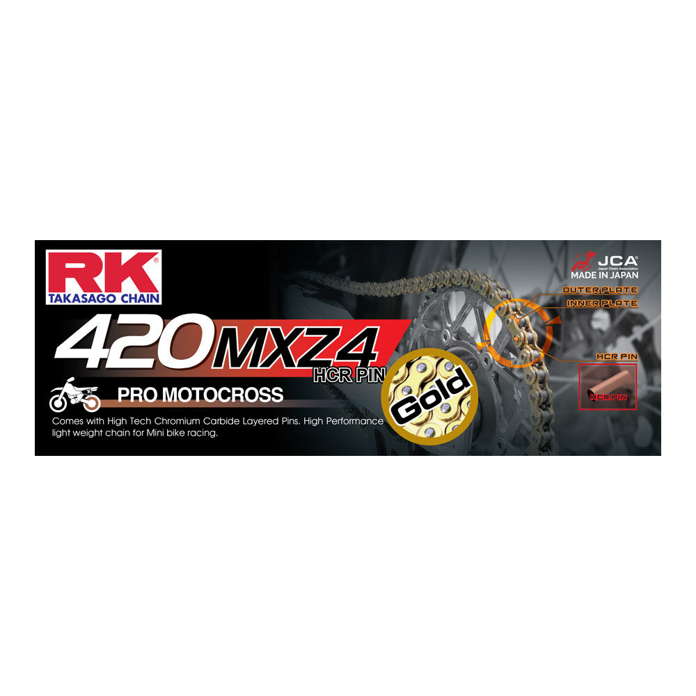 RK CHAIN GB420MXZ4-136L GOLD