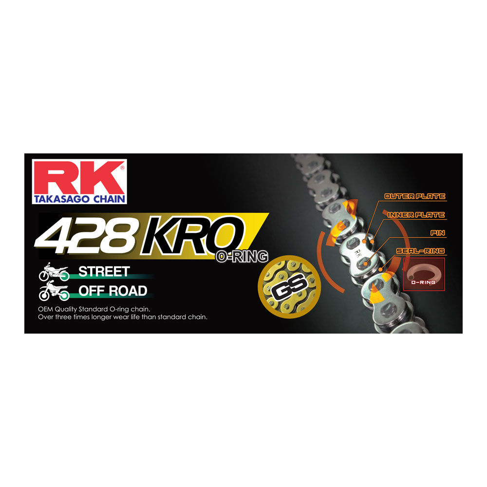 RK CHAIN GS428KRO-136L GOLD