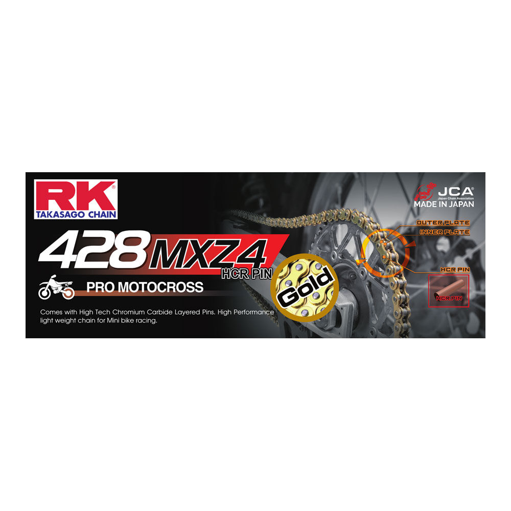 RK CHAIN GB428MXZ4-136L GOLD