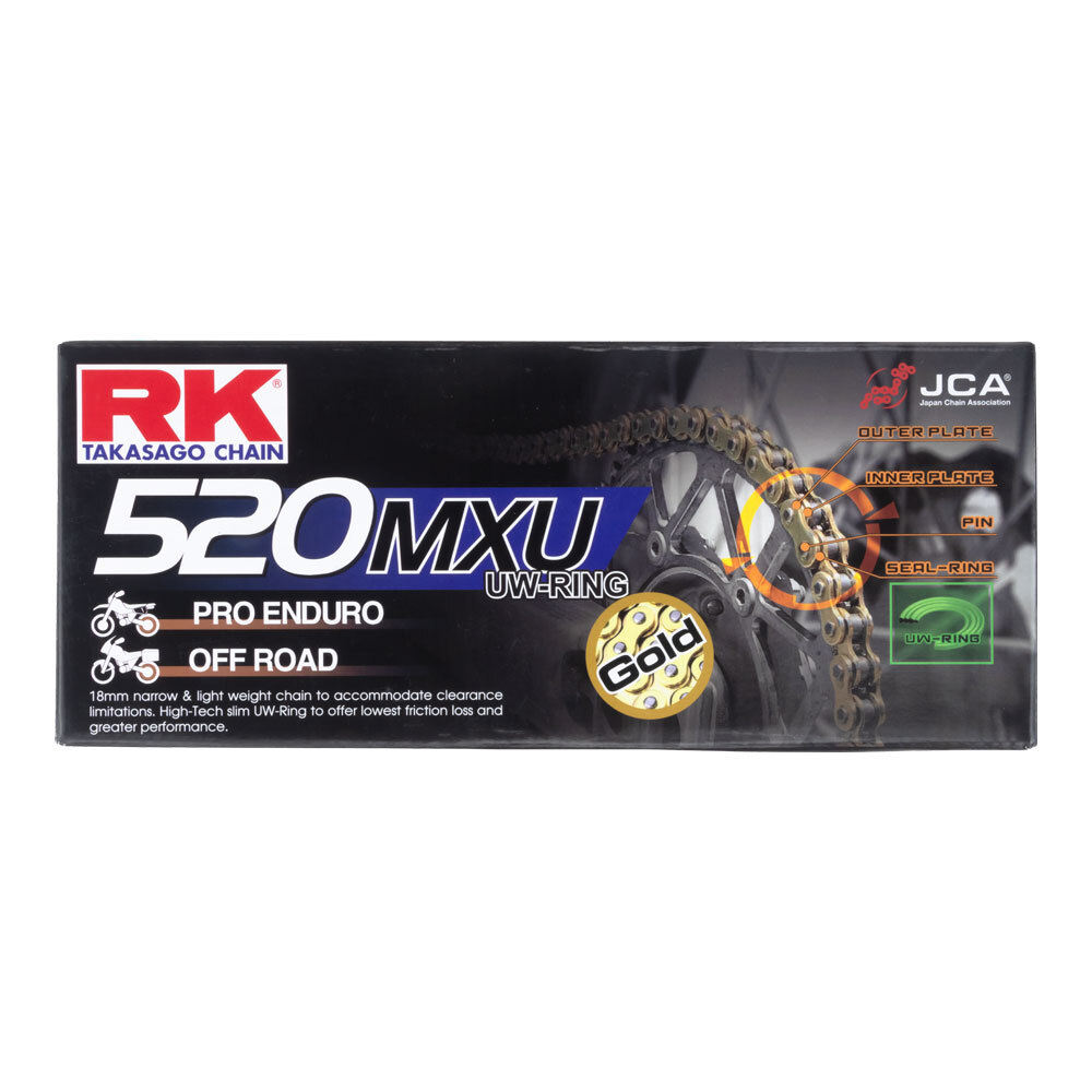 RK CHAIN GB520MXU-120L GOLD