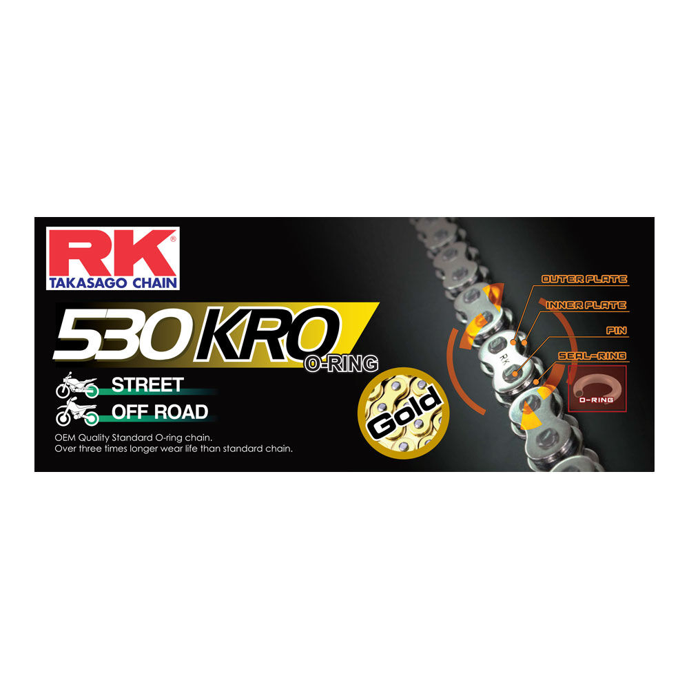 RK CHAIN GB530KRO-120L GOLD