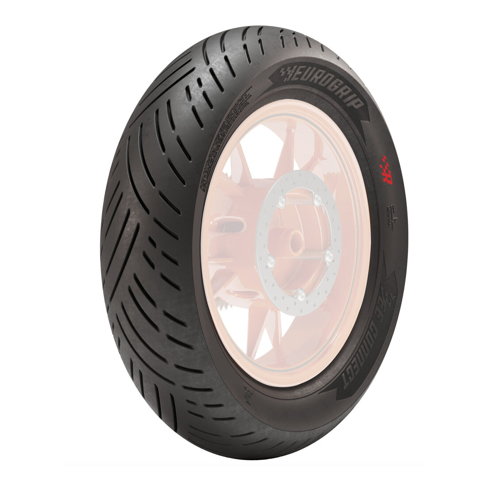 Eurogrip Bee Connect UHP 90/80-14 Front / Rear Reinforced Tubeless Tyre (49S Rat