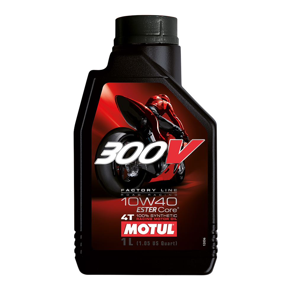 MOTUL 300V F/LINE ROAD RACING (10W 40) 1L CTN12