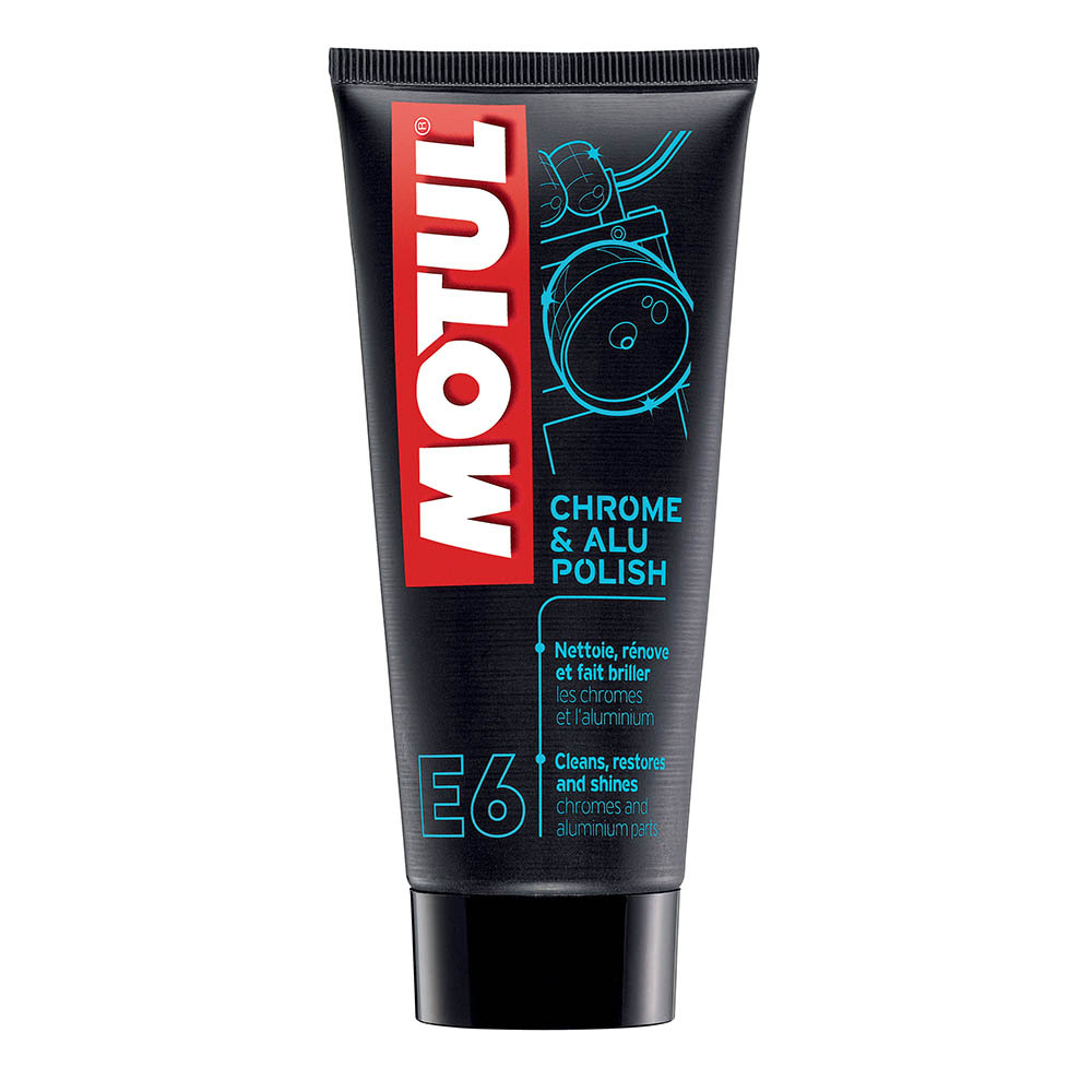 MOTUL E6 CHROME & ALU POLISH 100ML CTN12