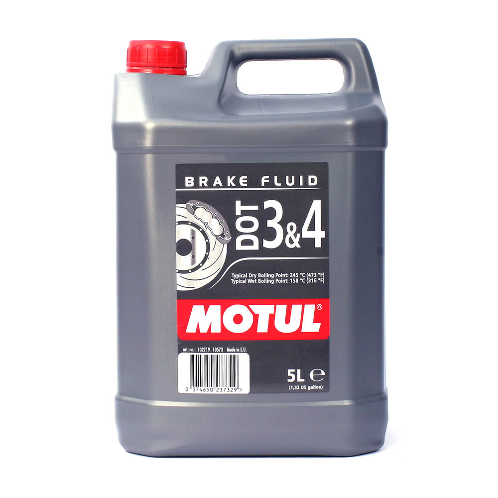 MOTUL BRAKE FLUID DOT 3 & 4 (5 LITRE BOTTLE) CTN4