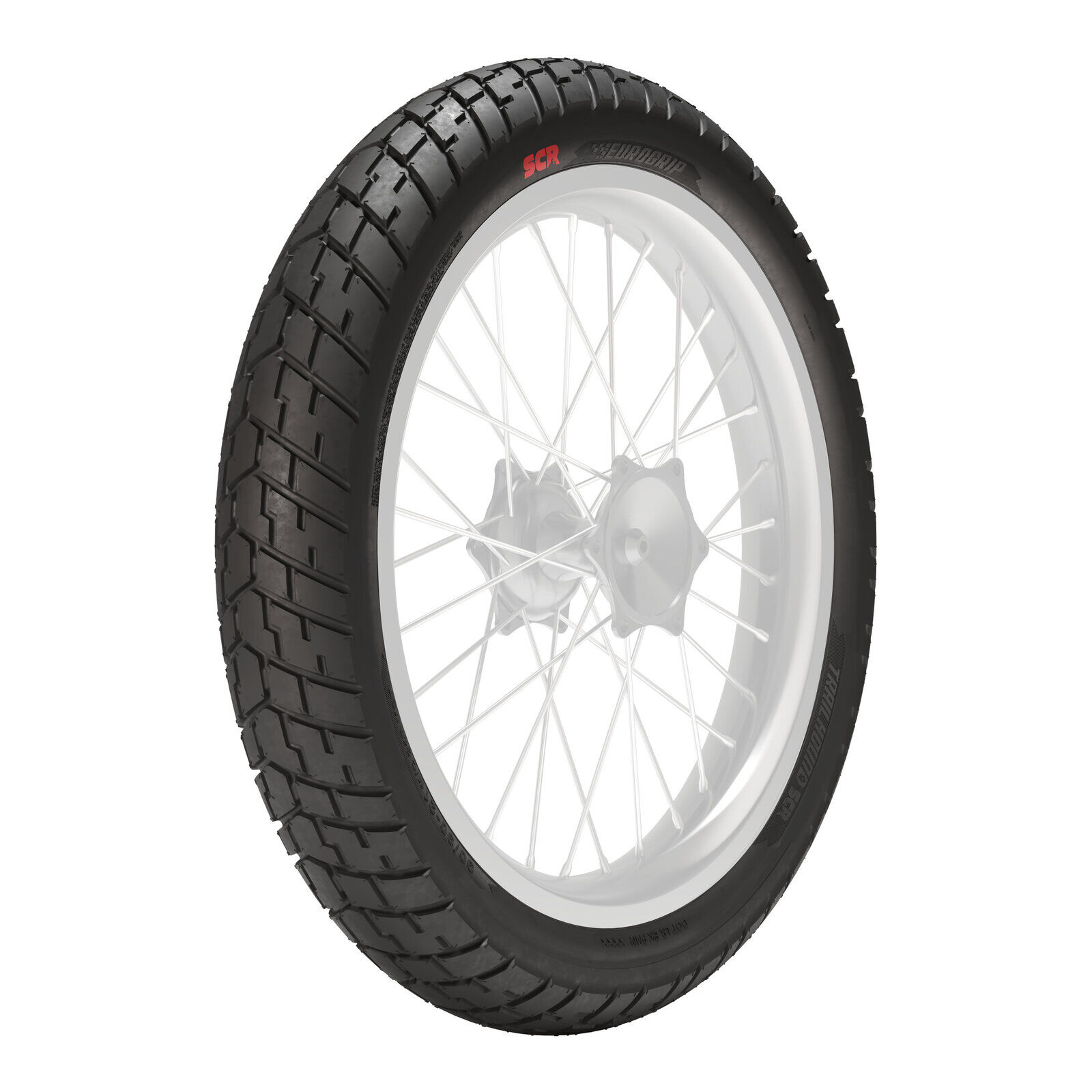 Eurogrip Trailhound SCR 110/70-17 Front Tubeless Tyre (54H Rating  Radial)