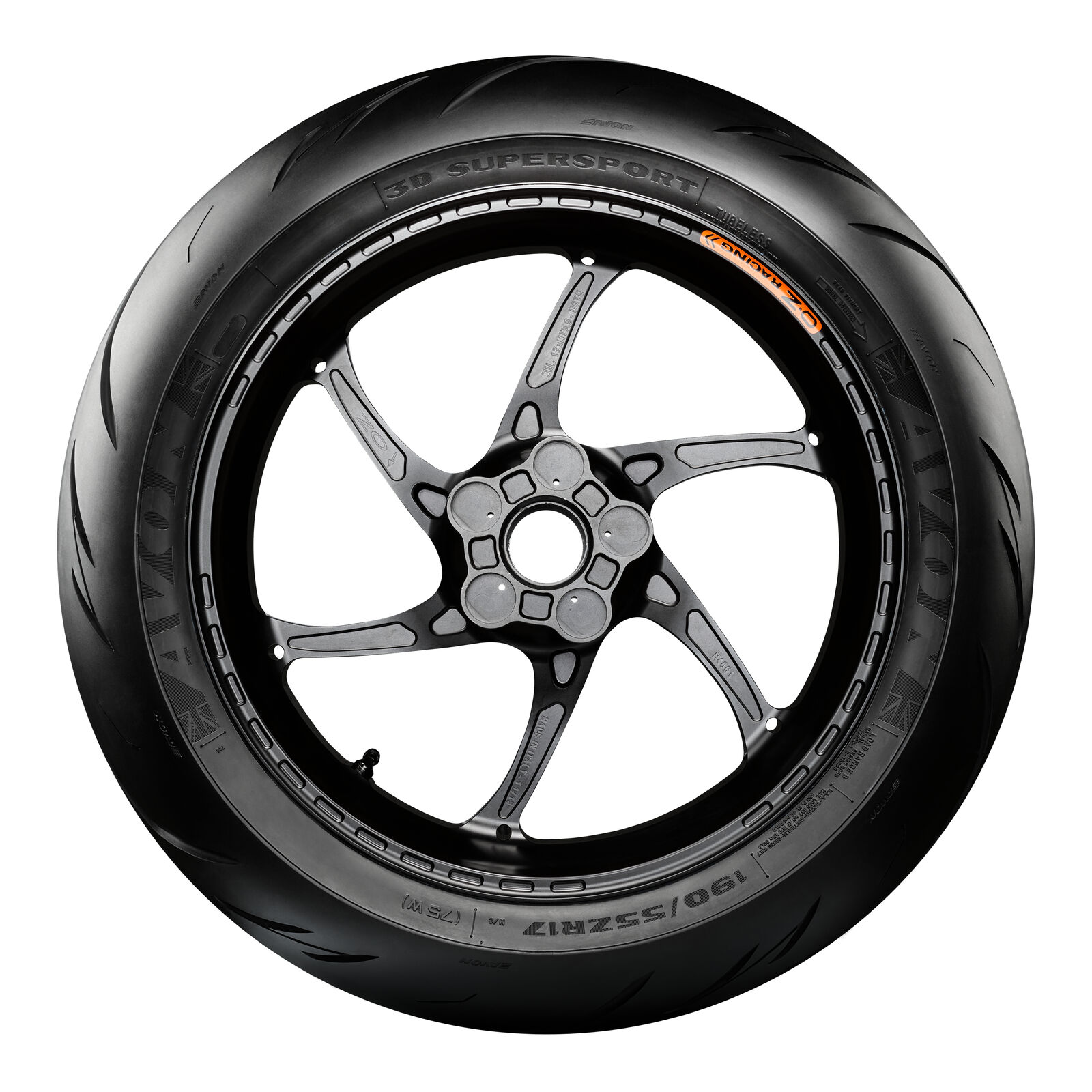 Avon 3D Supersport 200/55ZR17 Rear Tyre (75W Rating)
