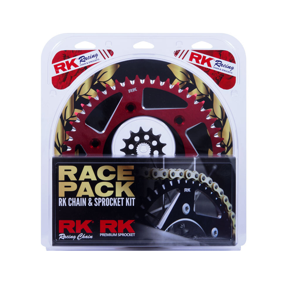 PRO PACK - RK CHAIN & SPR KIT GOLD+RED 13/50 CRF250R 18-21