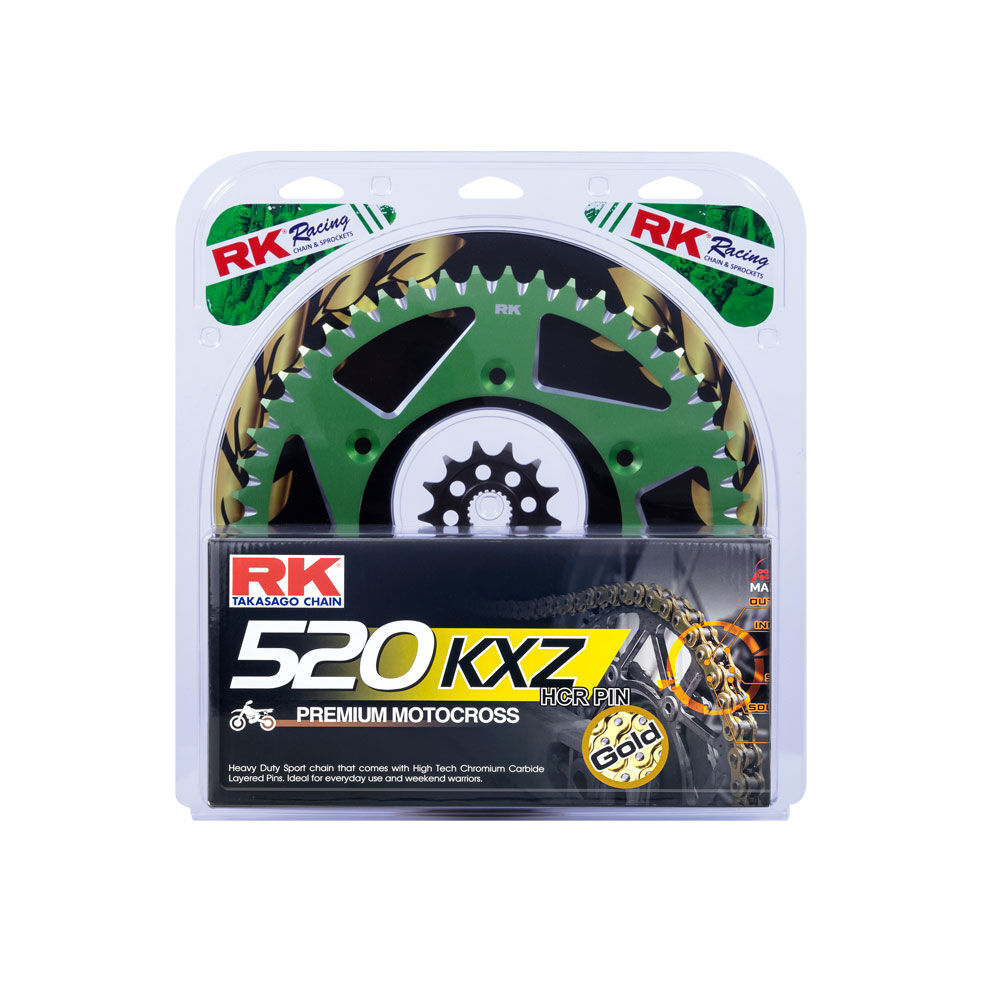 LITE PACK - RK CHAIN & SPR KIT GREEN 13/48 KX250F 06-25