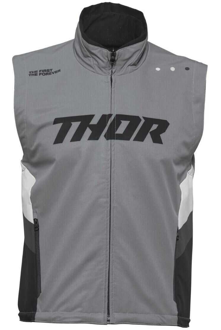 Thor 2024 Warmup Grey/Black Textile Vest - XL