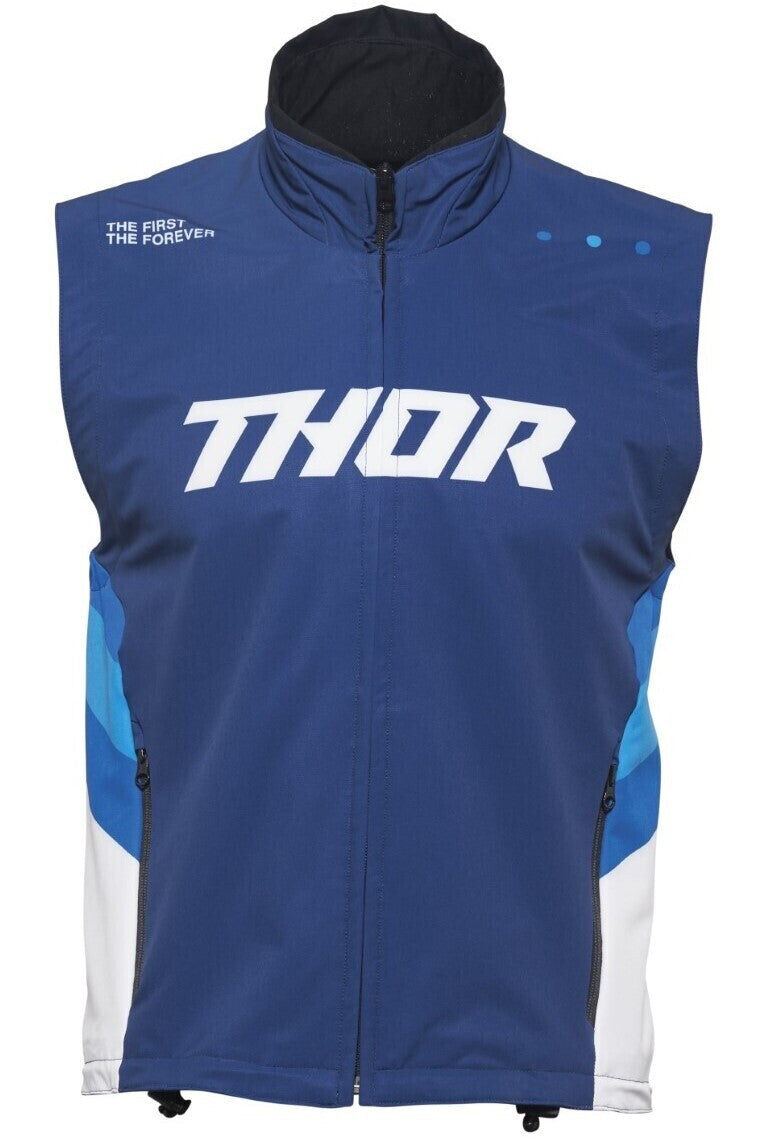 Thor 2024 Warmup Navy/White Textile Vest - XL