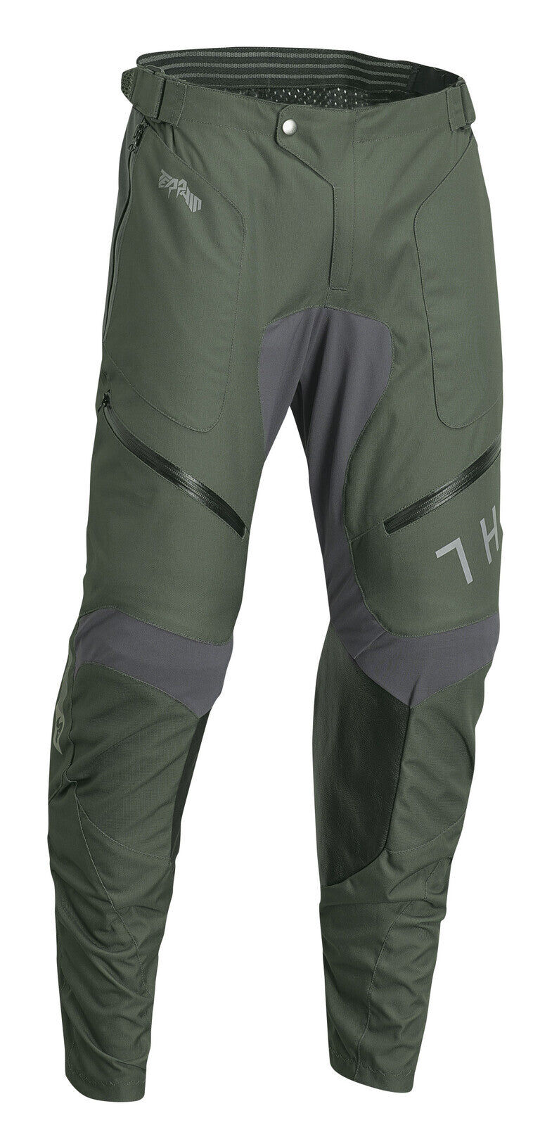 Thor 2024 Terrain In-The-Boots Army/Charcoal Pants - 28