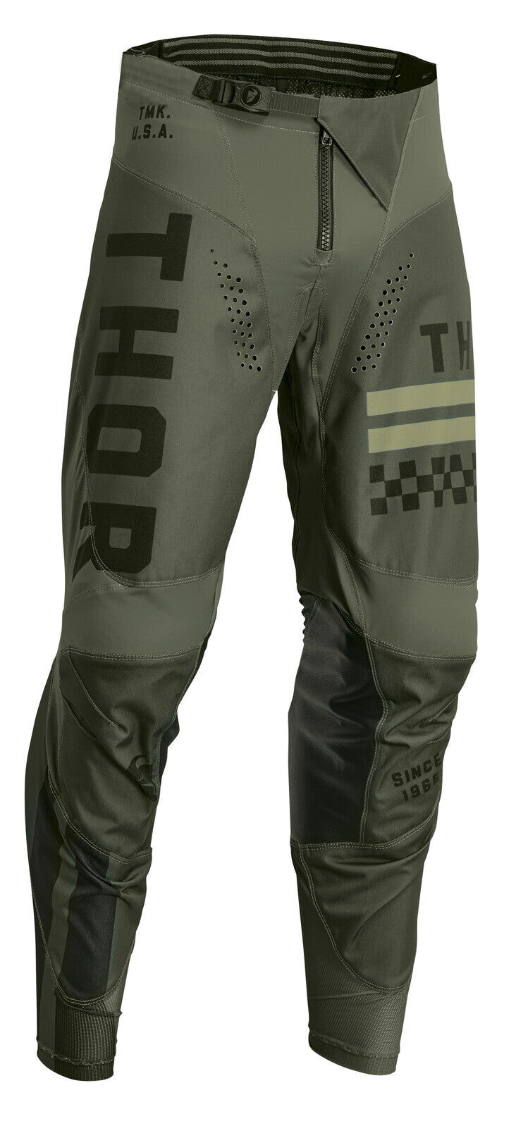Thor 2024 Pulse Combat Army/Black Youth Pants - 24
