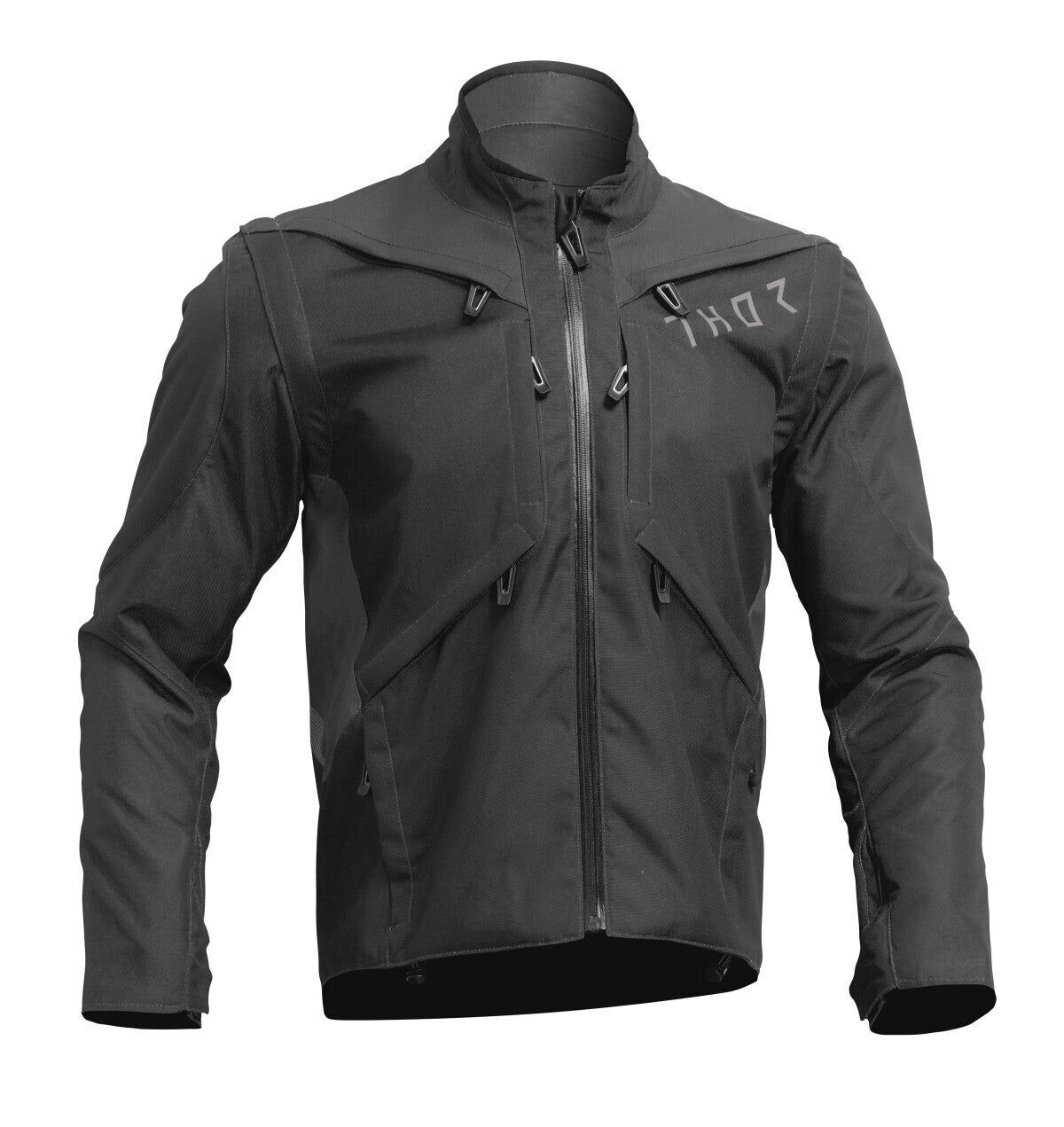 Thor 2024 Terrain Black/Charcoal Textile Jacket - 2XL