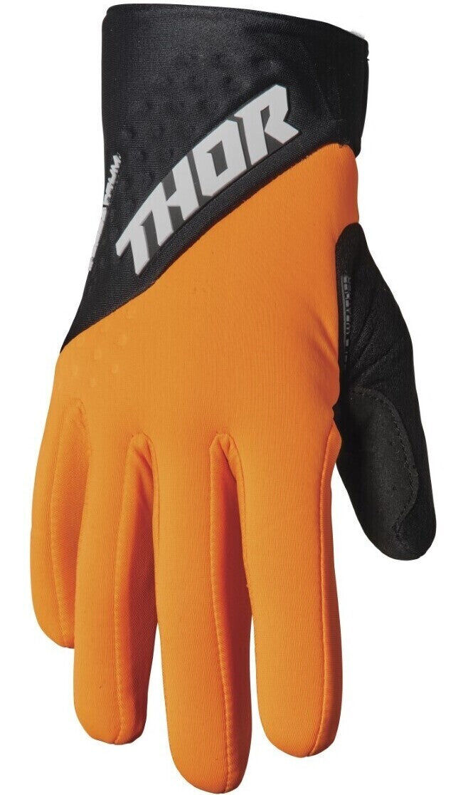 Thor 2024 Spectrum Cold Weather Orange/Black Gloves - XS