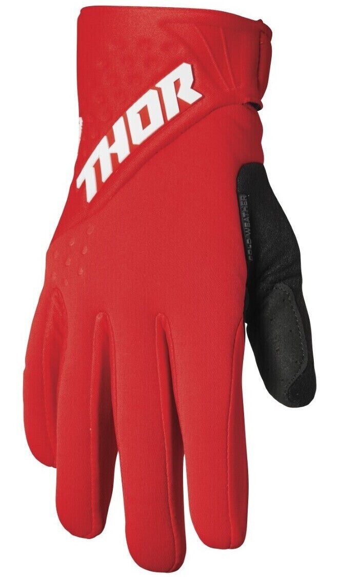 Thor 2024 Spectrum Cold Weather Red/White Gloves - XS