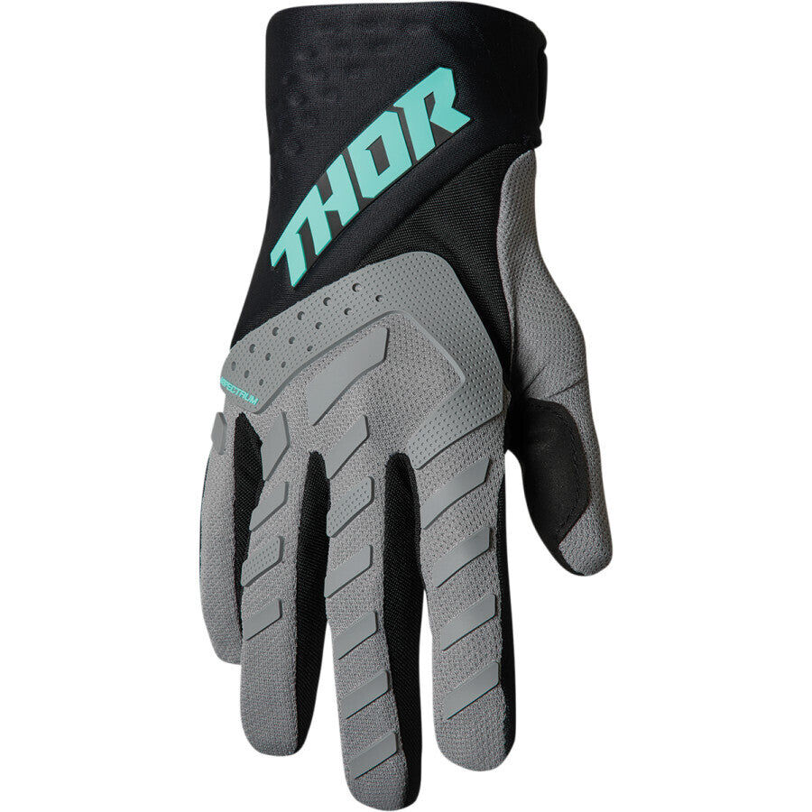 Thor 2024 Spectrum Grey/Black/Mint Youth Gloves - 2XS