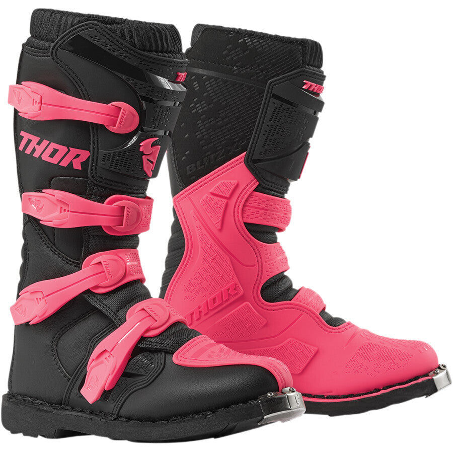 Thor 2023 Blitz XP Black/Pink Womens Boots - 10