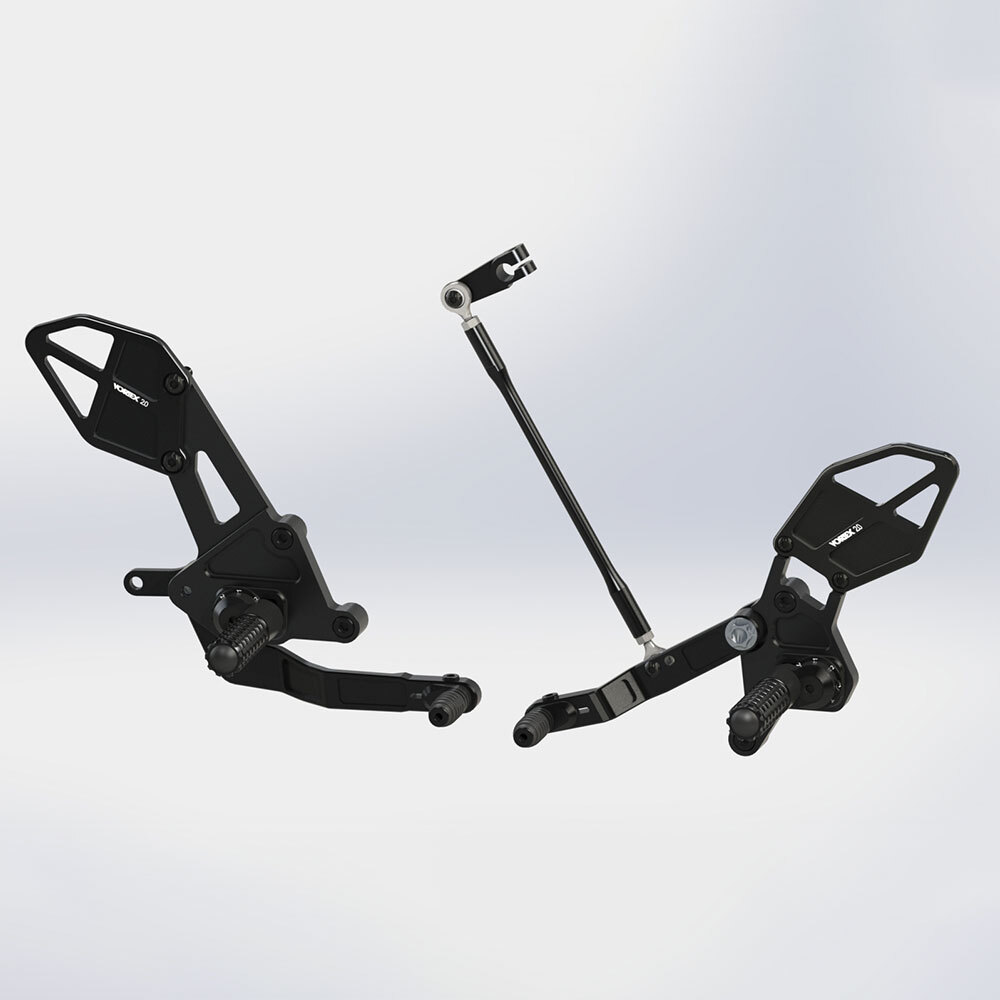 VORTEX - REARSETS : YAMAHA MT-07 18-25