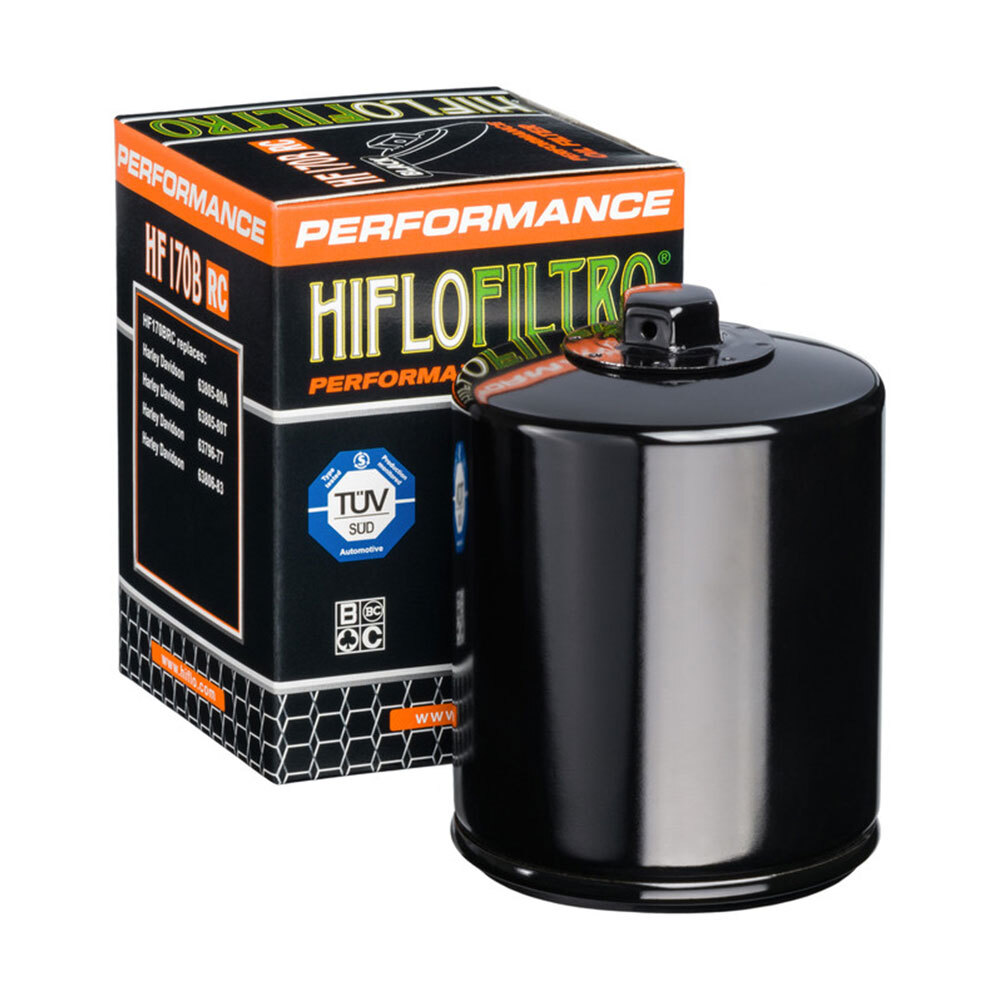 HIFLOFILTRO - OIL FILTER HF171BRC BLACK (With Nut)  CTN50