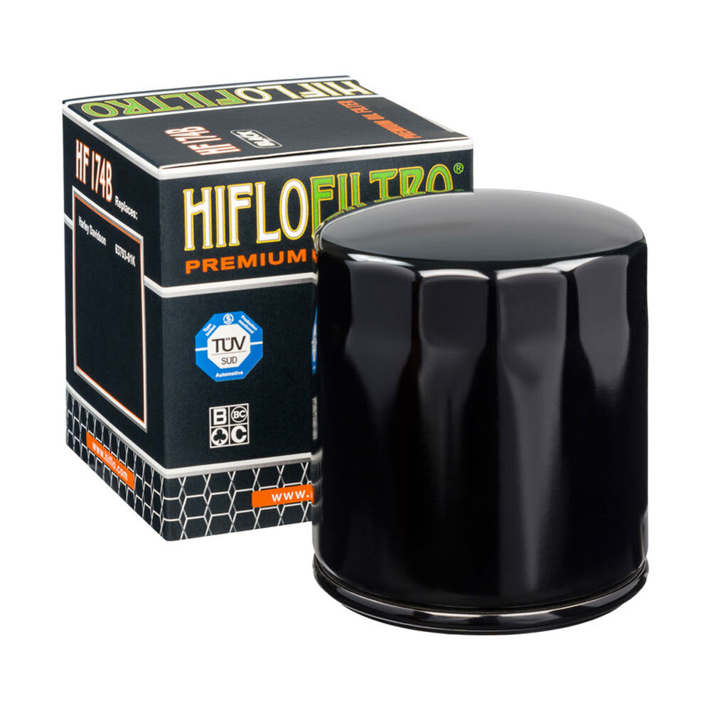 HIFLOFILTRO - OIL FILTER HF174B BLACK  CTN50