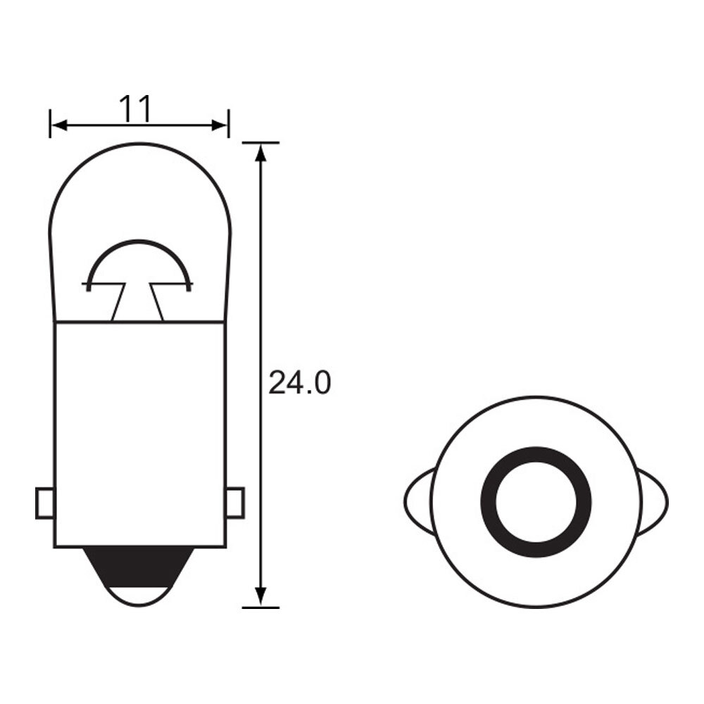 BULB - INSTRUMENT 6V 3W - BA9S -A0122 (min 10 buy)