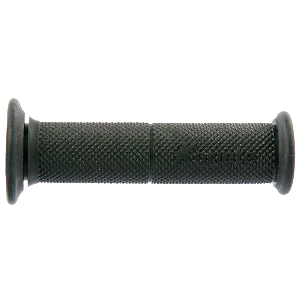 ARIETE HAND GRIPS - YAM STYLE SLIM - ROAD - BLACK 130mm Open End : 02613-N