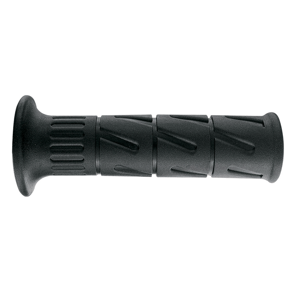 ARIETE HAND GRIPS - KAWA STYLE - ROAD - BLACK 125mm Open End : 01685/SSF