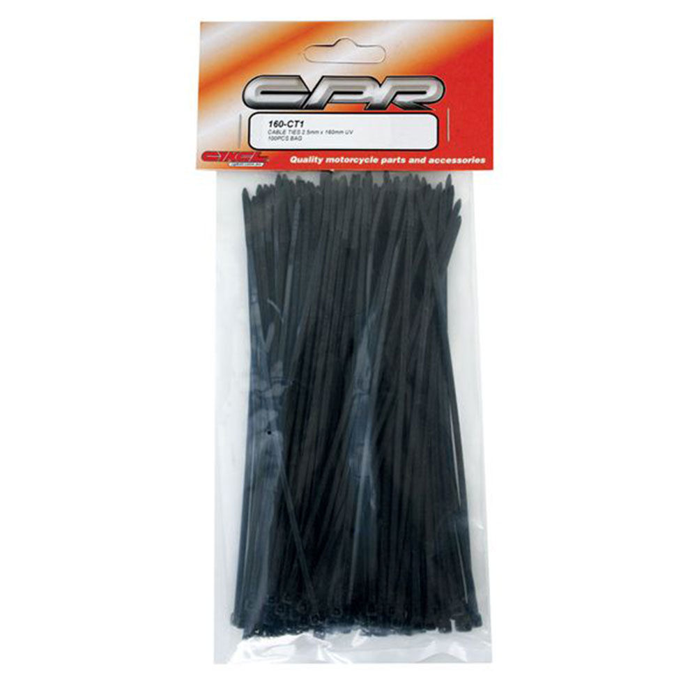 CPR CABLE TIES 2.5MM X 160MM 100PCS