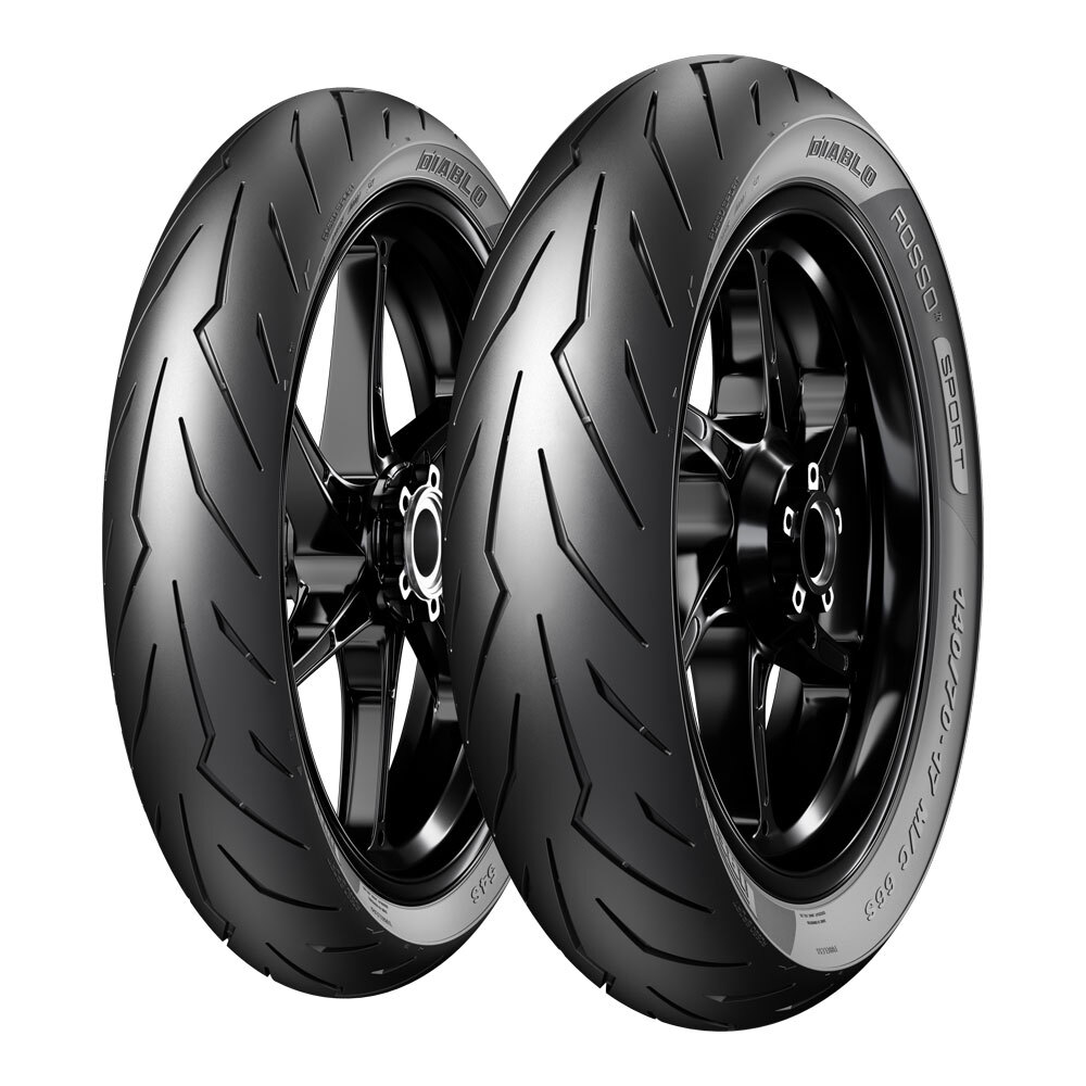 PIRELLI DIABLO ROSSO SPORT F/R 80/90-17 M/C 44S TL