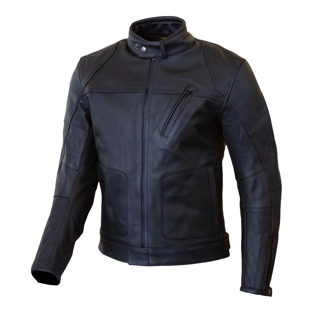 Merlin Jacket Gable W/P Leather Black 44 XL 075760