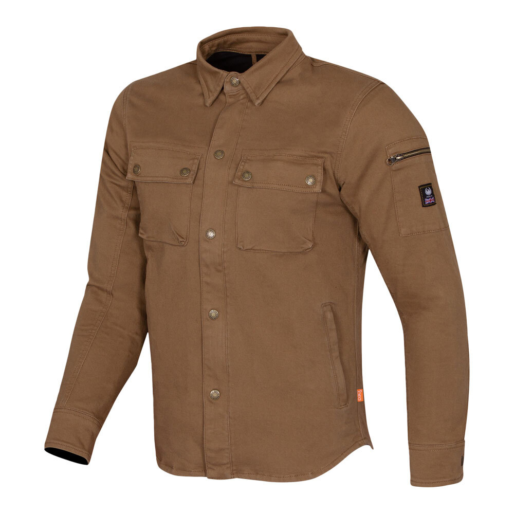 Merlin Utility Shirt Brody Camel 38 S