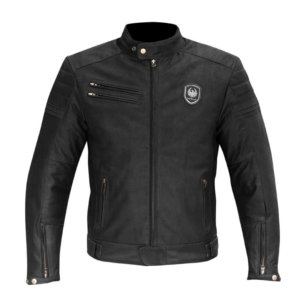 Merlin Jacket Alton Leather Black 38 S 485317