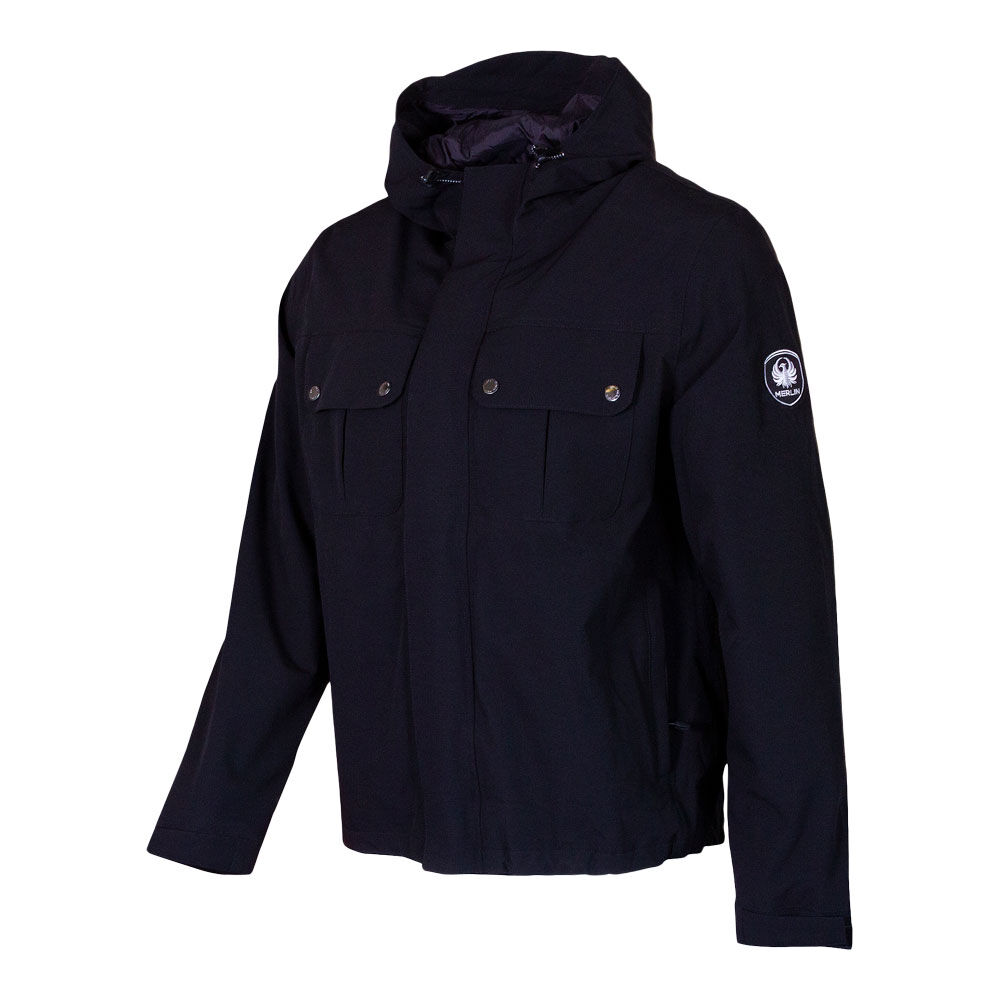 Merlin Jacket Bramshaw Laminated Rain Black 40 M 075209