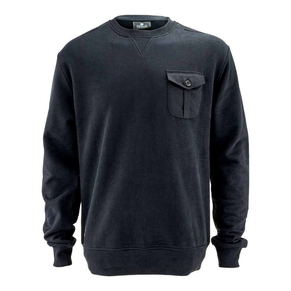 Merlin Sweatshirt L/S Hagley Black S 070952