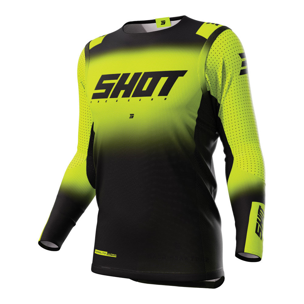 SHOT AEROLITE JERSEY ULTIMA NEON YELLOW L (A08-12A1-A01-10)