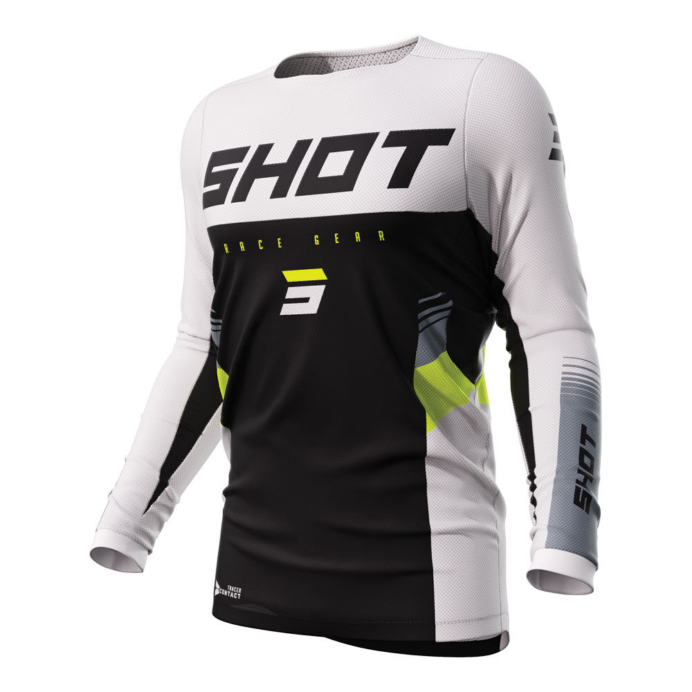 SHOT CONTACT JERSEY TRACER BLACK M