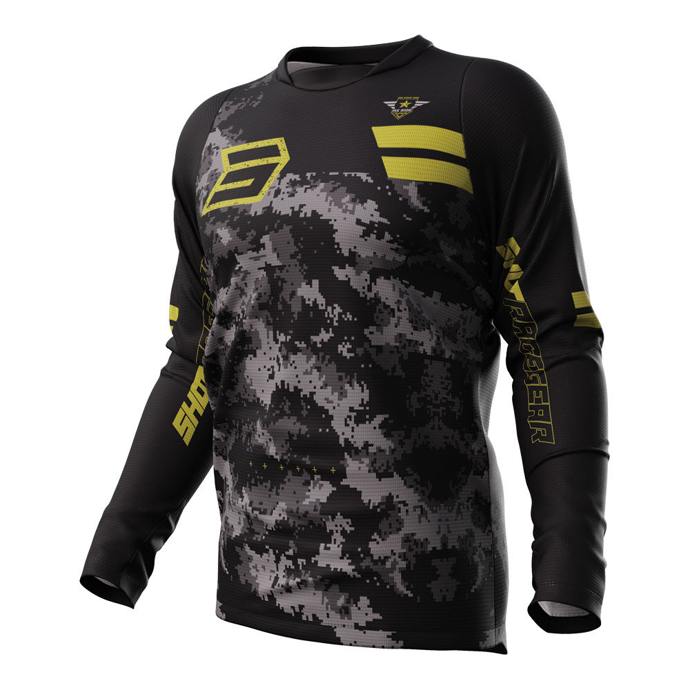 SHOT DEVO JERSEY ARMY GOLD S