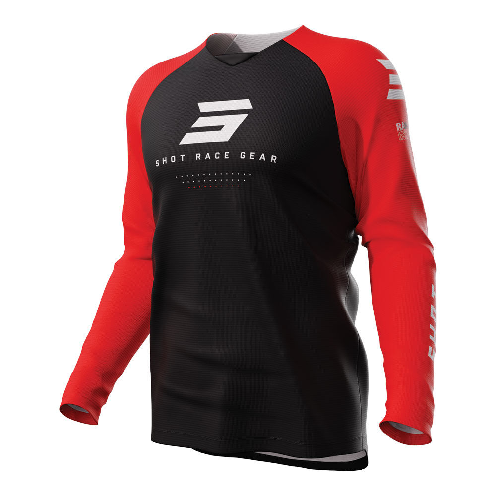 SHOT RAW JERSEY ESCAPE RED M