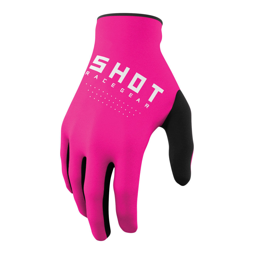 SHOT KIDS RAW GLOVES PINK 10/11