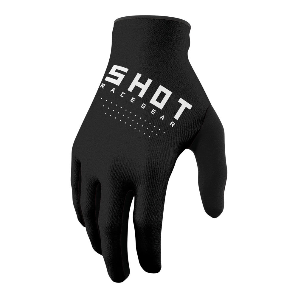 SHOT KIDS RAW GLOVES BLACK 4/5