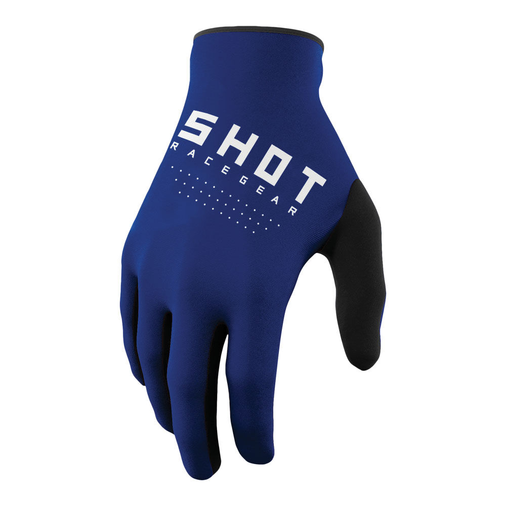 SHOT KIDS RAW GLOVES BLUE 8/9