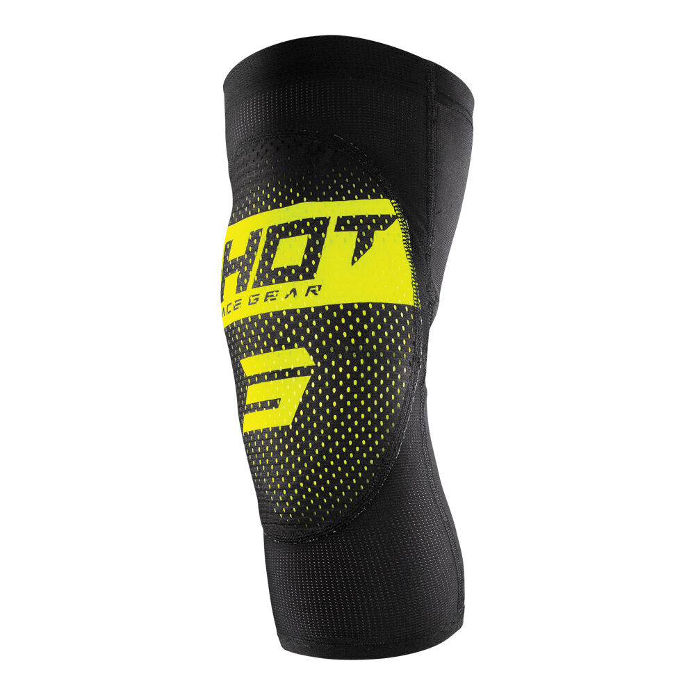 SHOT AIRLIGHT KIDS KNEE GUARDS NEON YELLOW L/XL