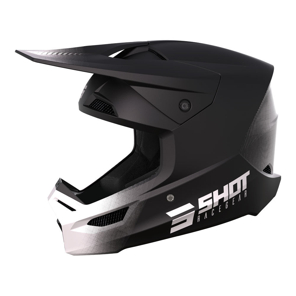 SHOT RACE HELMET RAW BLACK MATT MIPS L