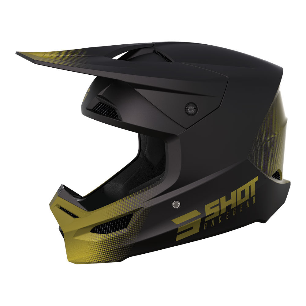 SHOT RACE HELMET RAW GOLD MATT MIPS L