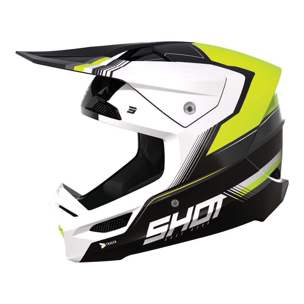 SHOT RACE HELMET TRACER NEON YEL MIPS XL