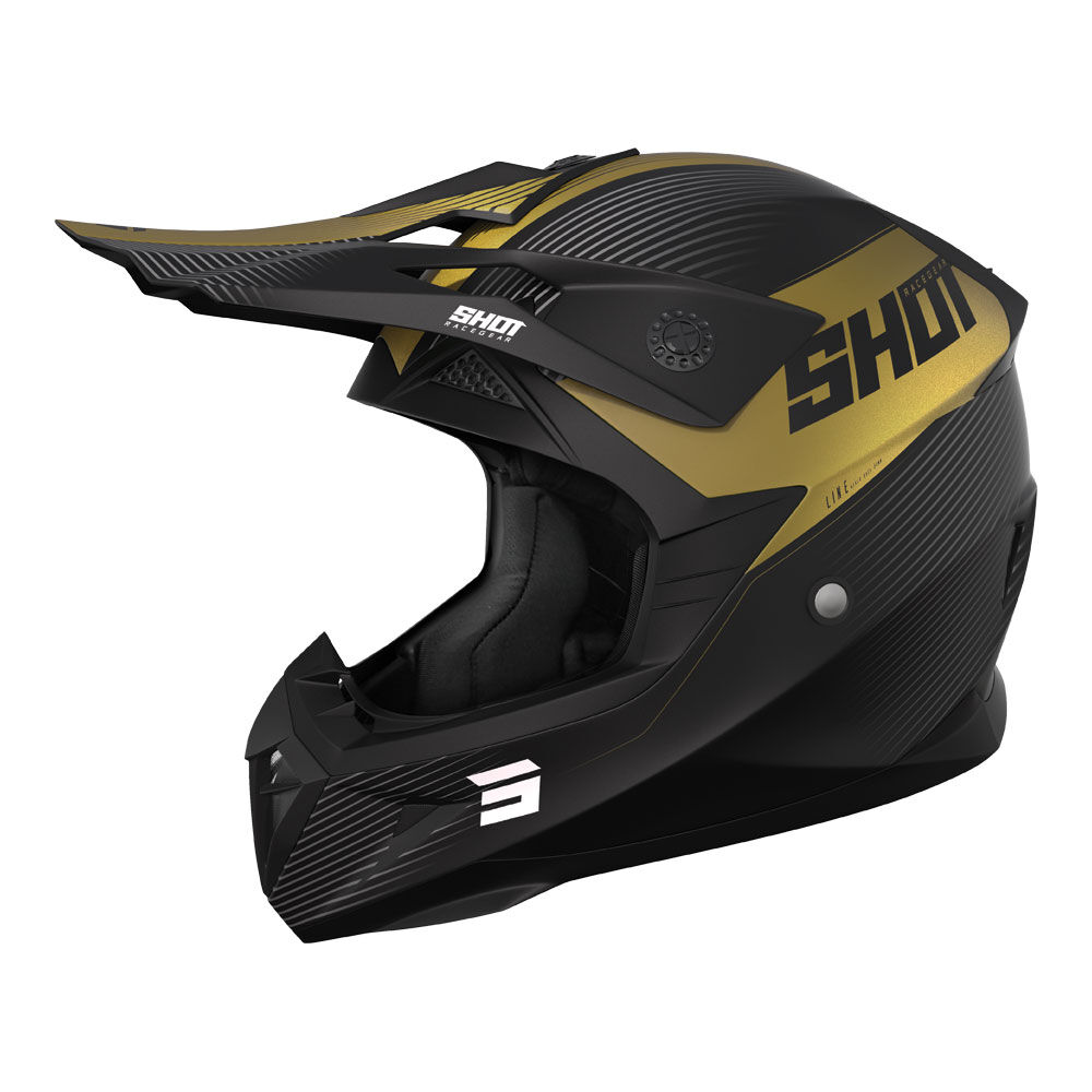 SHOT PULSE HELMET LINE GOLD MATT M (A08-21D1-B01-09)