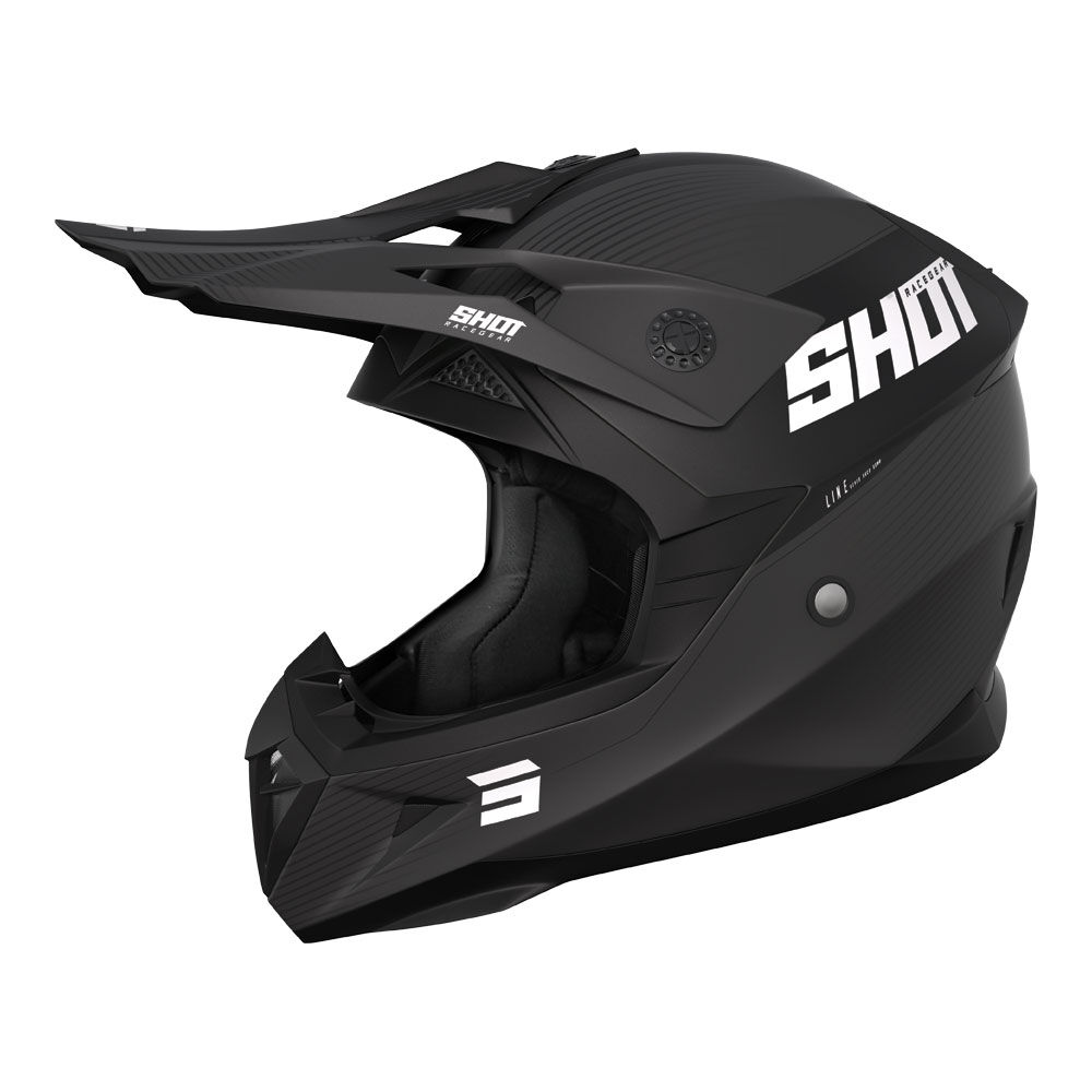 SHOT PULSE HELMET LINE MATT BLACK/GREY L (A08-21D1-B02-10)